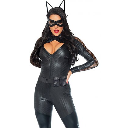 Costum Leg Avenue Wicked Kitty Negru L