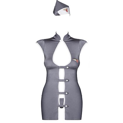 Costum Obsessive Stewardesă Gri S-M