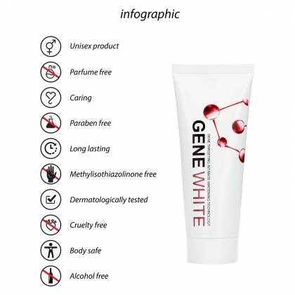 Cremă Albire Zonă Intimă Lighten Cream 100ml