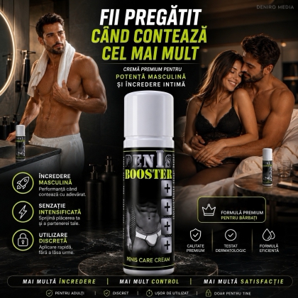 Pachet Cremă Pentru Potență Penis Booster 125ml + Cremă Pentru Potență Penix 75ml