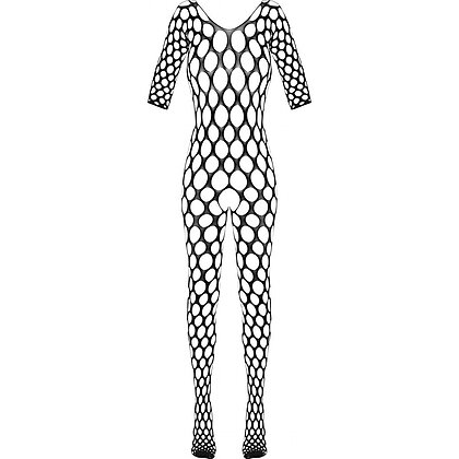 Crotchless Catsuit Cottelli Collection Forbidden Negru S-L