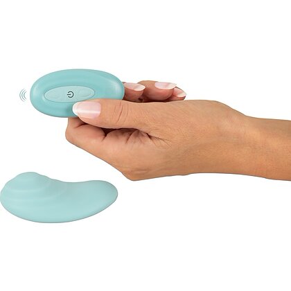 cuties RC Panty - Vibrator Discret, 10 Moduri, Reîncărcabil Albastru