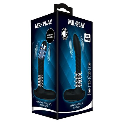 Debra Mr. Play Masator Prostată – 12 Vibrații, 3 Rotații Negru