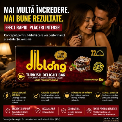 Diblong Turkish Delight Bar 30g