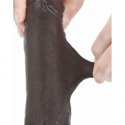 Dildo 17.5cm Sliding Skin Dual Layer Maro