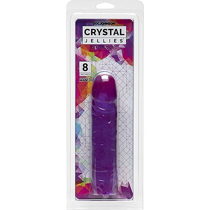 Dildo Flexibil Crystal Jellies Classic 20cm Mov