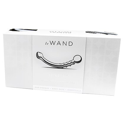 Dildo Metal Le Wand Stainless Steel Bow Argintiu