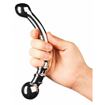 Dildo Metal Le Wand Stainless Steel Bow Argintiu