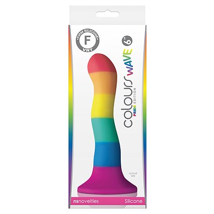 Dildo Multicolor Pride Edition Wave 17.5cm