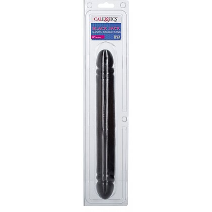 Dildo Smooth Double Negru
