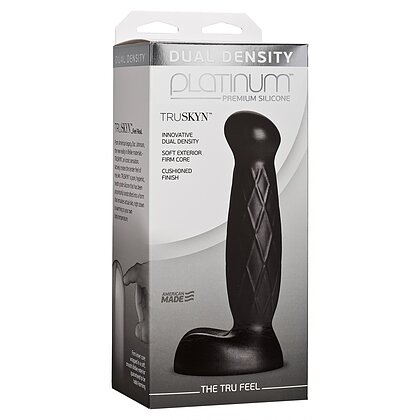 Dildo The Tru Feel Negru 17cm