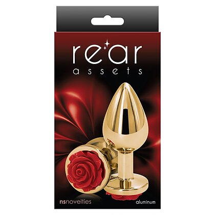 Dop Anal Rear Assets Rose Medium Roșu