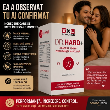 Dr. Hard+ Pills 8 Capsule 600 mg Pentru Rezistență În Pat