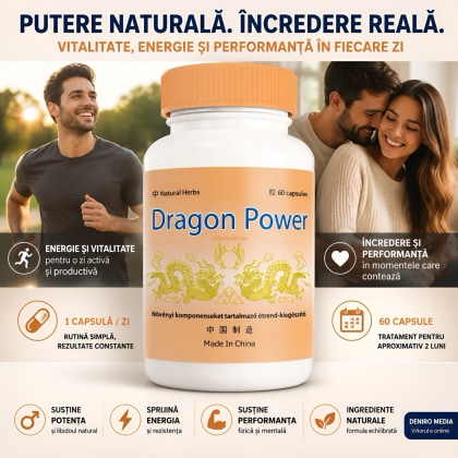 Dragon Power 60 Cps — Complex Vegetal Pentru Bărbați
