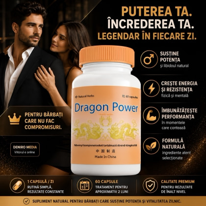 Dragon Power 60 Cps — Complex Vegetal Pentru Bărbați