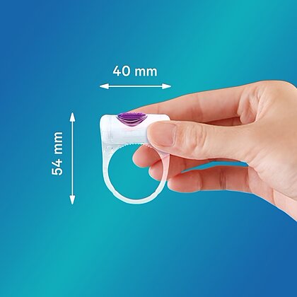 Durex Intense Vibrations Inel Vibrator 20 Min Discret Transparent