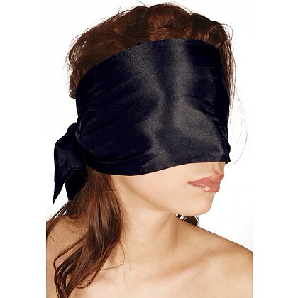 Eșarfă Bondage Satin Neagră 120x15 cm Orion Bad Kitty Negru