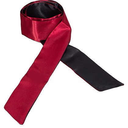 Eșarfă Bondage Satin Reversibilă 150x6 cm Roșu