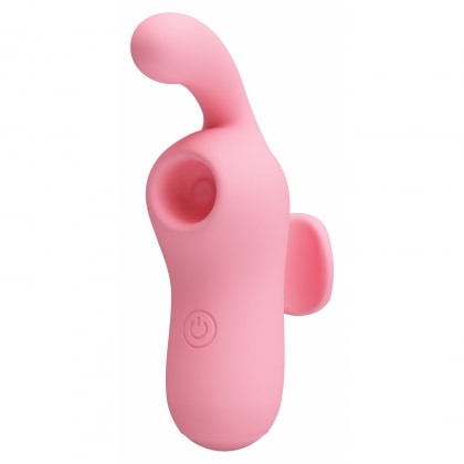 Finger Magic Fairy Suctor Clitoral Purtabil 10+10 Moduri Roz