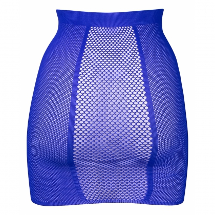 Fustă Le Désir High-Waist Fishnet Albastru S-L