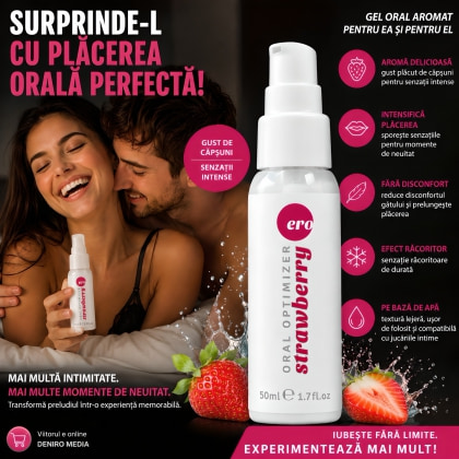 Gel Ero Oral Optimizer Strawberry 50ml