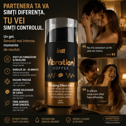 Gel Stimulare Vibration Coffee 15ml