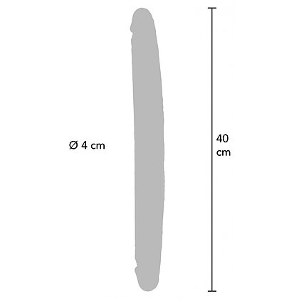 Get Real – Dublu Dong 40 cm, Silicon Realist