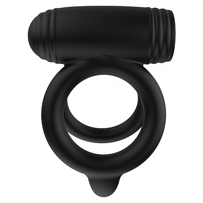 Hidden Desire Elite Power Twin C-Ring - 10 Moduri, IPX7 Negru