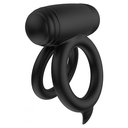 Hidden Desire Elite Power Twin C-Ring - 10 Moduri, IPX7 Negru
