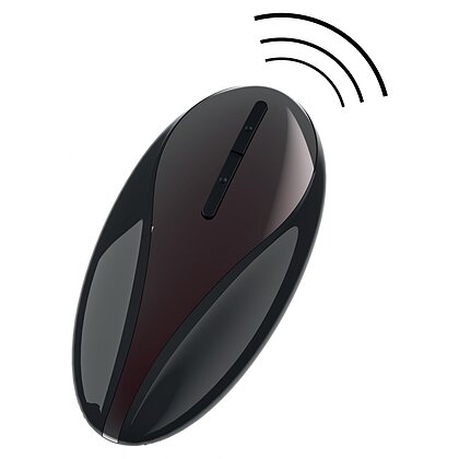 Hidden Desire Vibrator Anal cu Împingere Negru