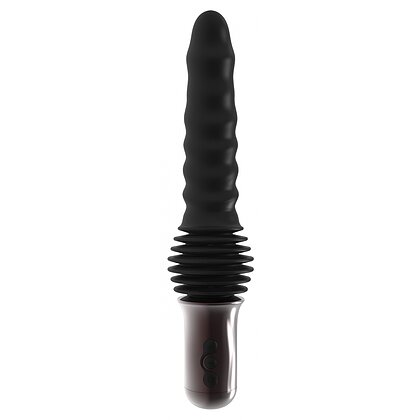 Hidden Desire Vibrator Anal cu Împingere Negru