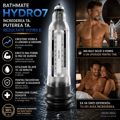 Hidropompă Bathmate Hydro 7 Transparent