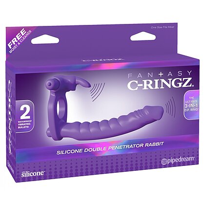 Inel Penis Silicone Double Pene Rabbit Mov