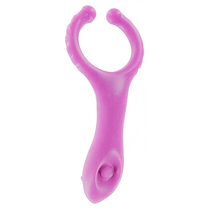 Inel Penis Vibrating Clitoris Stim C-Ring Roz