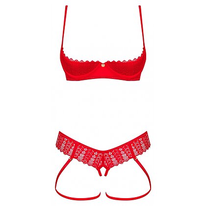 Set Obsessive Ingridia Decupat Rosu XS-S