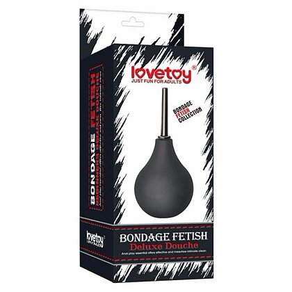Irigator Bondage Fetiș Deluxe Negru