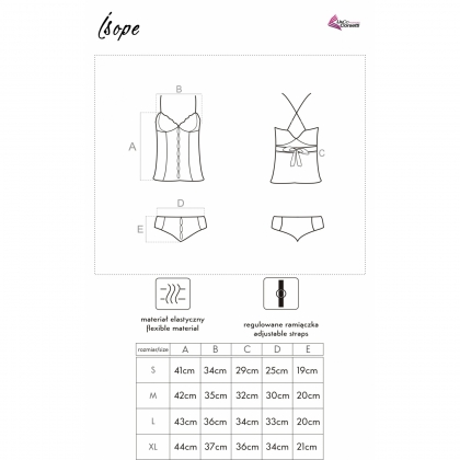 Corset cu Chilot LivCo Isope Alb L