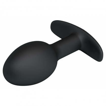 Anal Plug Cu Bilă Grea În Interior Negru