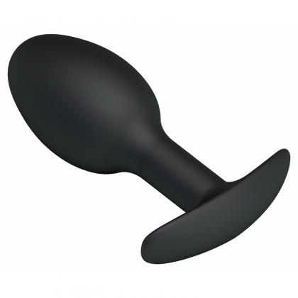 Anal Plug Cu Bilă Grea În Interior Negru