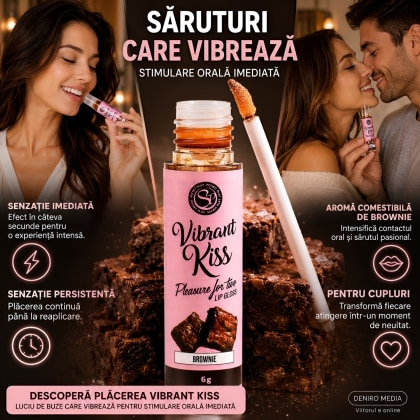 Lip Gloss Vibrant Kiss Brownie 6g