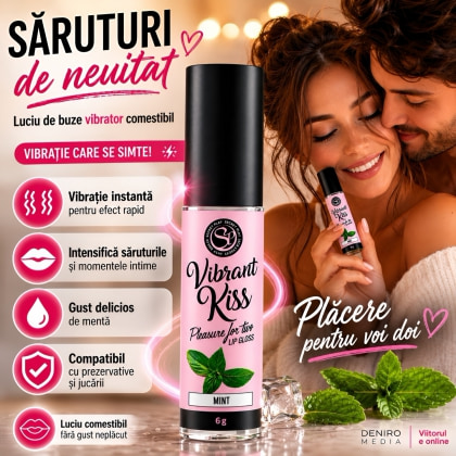 Lip Gloss Vibrant Kiss Mentă 6 g