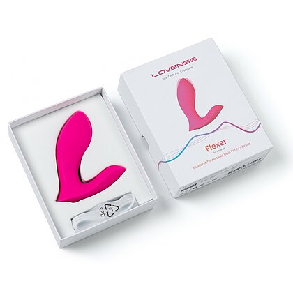 Lovense Flexer Insertable Dual Panty Vibrator Roz