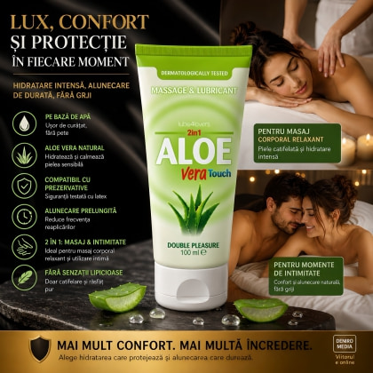 Lubrifiant 2 În 1 Aloe Vera Touch 100 ml