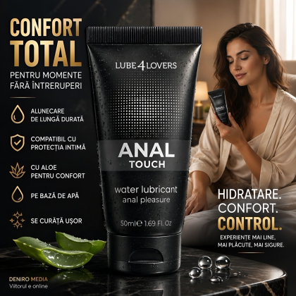 Gel Lubrifiant Anal Touch pe Bază de Apă 50 ml