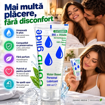 Lubrifiant Cupid Glide Professional Hipoalergenic 200ml