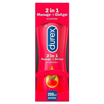 Lubrifiant Durex Play 2 în 1 Massage Guarana 200ml