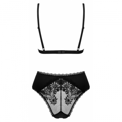 Body Obsessive Maderris cu Bretele Reglabile Negru XS-S