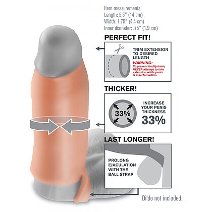 Manșon Penis Senzație Reală Cu Efect