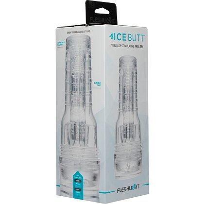 Masturbator Fleshlight Ice Anal cu Textură Crystal