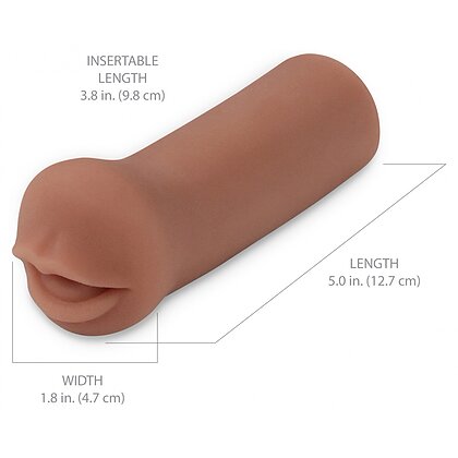 Masturbator PDX Extreme — Formă Realistă și Textură, Maro